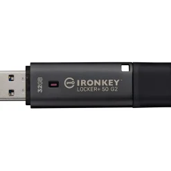 32GB Kingston IronKey Locker+ 50 G2 (anthrazit, USB-A 3.2 Gen 1)