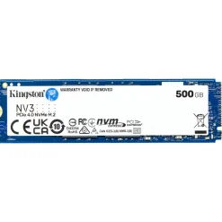 500GB Kingston NV3 M.2 2280 PCIe 4.0 x4 3D NAND (SNV3S/500G)