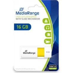 16 GB MediaRange MR972 gelb USB 2.0