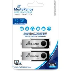 32GB MediaRange USB-Stick 2er Pack