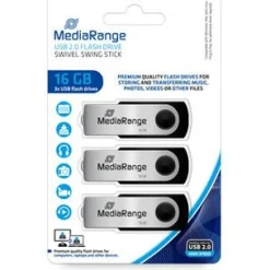 16GB MediaRange USB-Stick 3er Pack