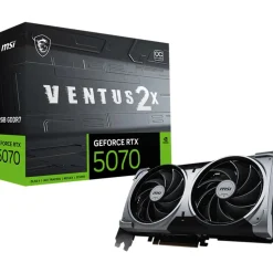 12GB MSI GeForce RTX 5070 Ventus 2X OC Aktiv PCIe 5.0 x16 (Retail)
