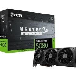 16GB MSI GeForce RTX 5080 Ventus 3X OC BLACK 16GB GDDR7 retail