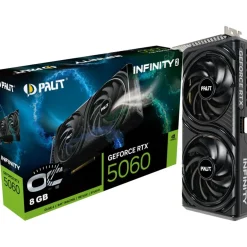 8GB Palit GeForce RTX 5060 Infinity 2 OC Aktiv PCIe 5.0 x16 (x8) (Retail)