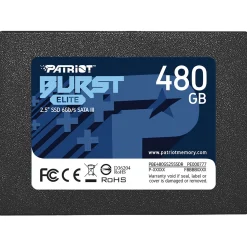480GB Patriot Burst Elite 2.5" (6.4cm) SATA 6Gb/s 3D-NAND QLC (PBE480GS25SSDR)
