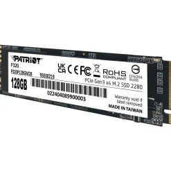 128GB Patriot P320 M.2 2280 PCIe 3.0 (P320P128GM28)