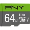 64GB PNY Micro SD Card Elite HC Class 10 UHS I U1 SD adapter