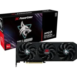 16GB PowerColor Radeon RX 9060 XT Hellhound OC Aktiv PCIe 5.0 x16 (Retail)