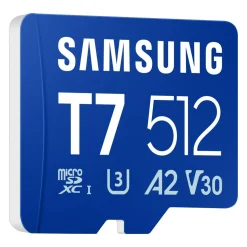 512GB Samsung MicroSD Card SDXC T7 (Class10)