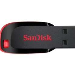 64 GB SanDisk Cruzer Blade rot/schwarz USB 2.0