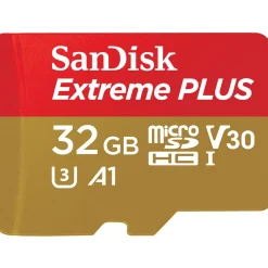 32 GB SanDisk Expreme Plus microSDHC Class 10 Retail inkl. Adapter