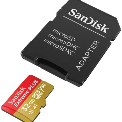 32 GB SanDisk Expreme Plus microSDHC Class 10 Retail inkl. Adapter