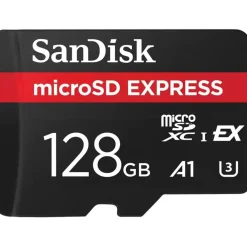 128GB SANDISK EXPRESS MICROSD CARD