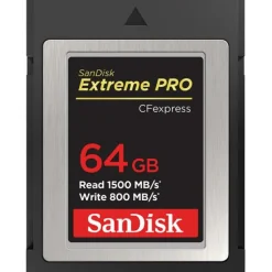 64GB SanDisk Extreme PRO R1500/W800 CFexpress Type B (SDCFE-064G)