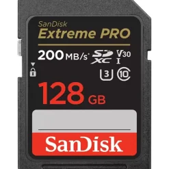 128GB Sandisk GB SDXC CARD SanDisk Extreme Pro up to 200MB/s