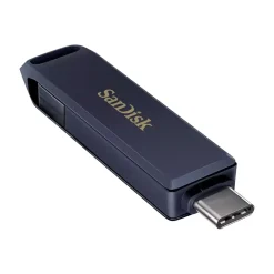 256GB SanDisk iXpand Phone Drive USB-C Metal Sky