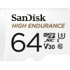 64GB SanDisk Max Endurance R100/W40 microSDXC Kit (SDSQQVR-064G)