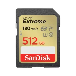 512GB SanDisk SDXC SanDisk Extreme 180MB/130MB