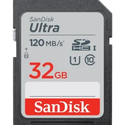 32 GB SanDisk UHS-I U1 SDHC 120x Class 10 Retail