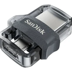 128 GB SanDisk Ultra Dual Drive M3.0 transparent USB 3.0 und microUSB