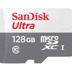 128GB SanDisk Ultra R80 microSDXC, UHS-I, Class 10 (SDSQUNS-128G-GN6MN)