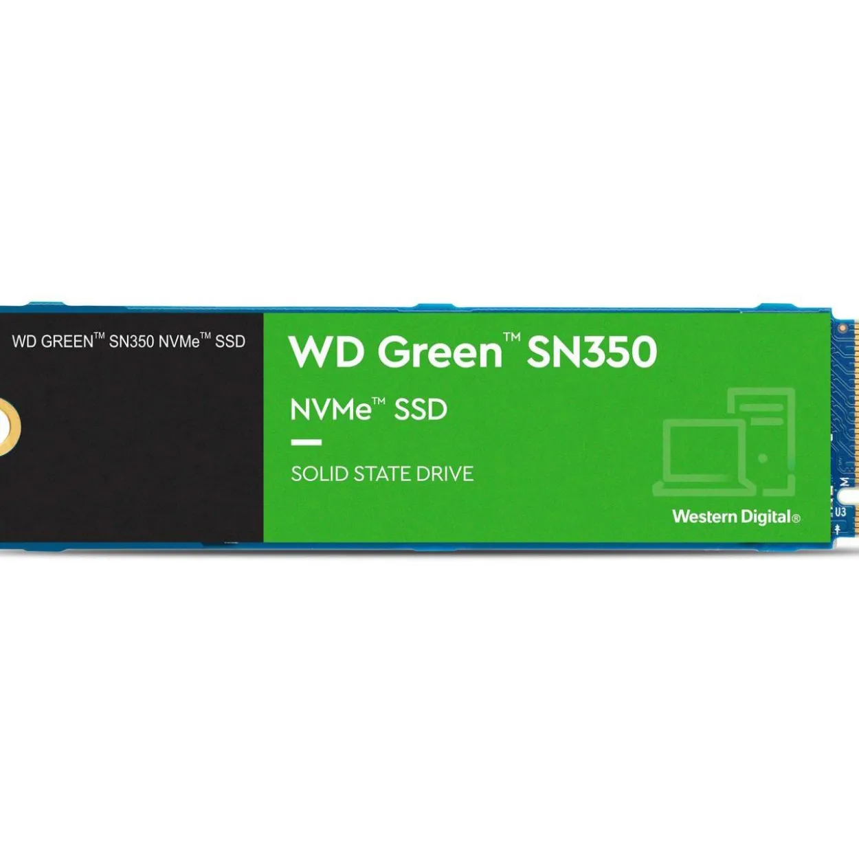 500GB SanDisk WD Green SN350 M.2 2280 PCIe 3.0 x4 3D-NAND TLC (WDS500G2G0C)