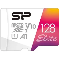 128GB Silicon Power MicroSD Card UHS-1 Elite/CL.10 inkl.Adap