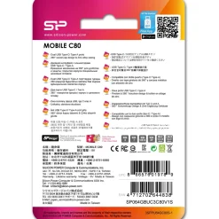 32 GB Silicon Power Mobile C80 silber USB 3.0