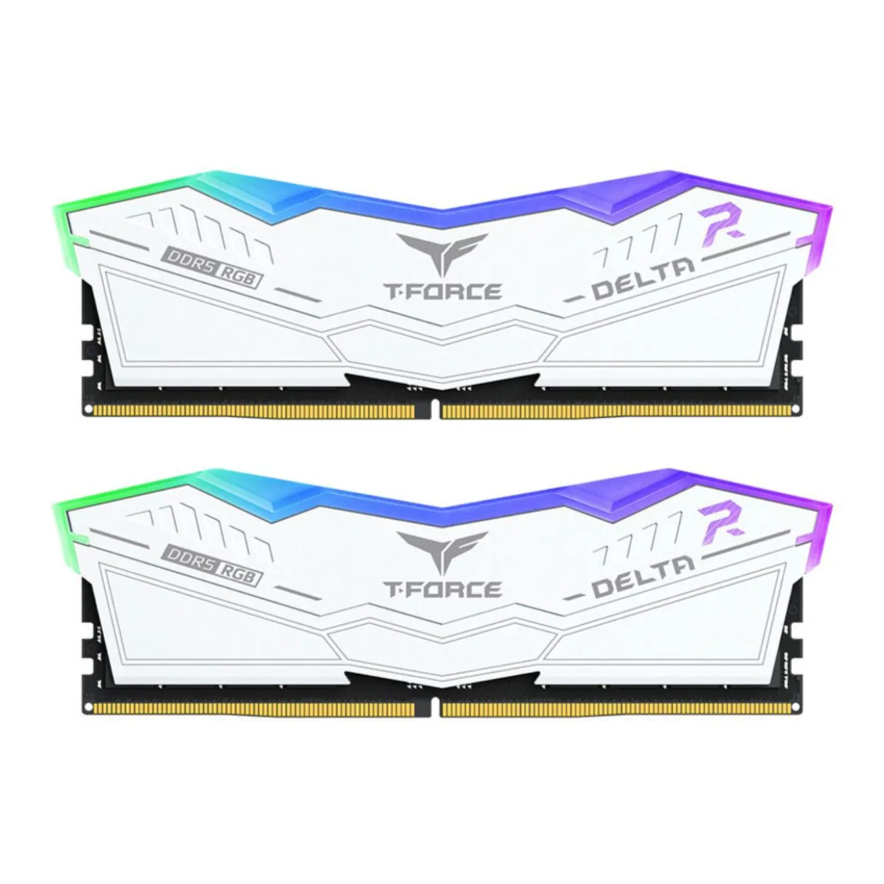 32GB TeamGroup T-Force Delta RGB weiß DDR5-6400 DIMM CL32 Dual Kit