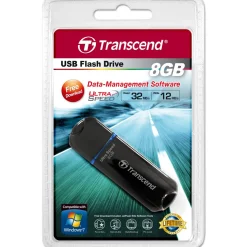 8 GB Transcend JetFlash 600 schwarz USB 2.0
