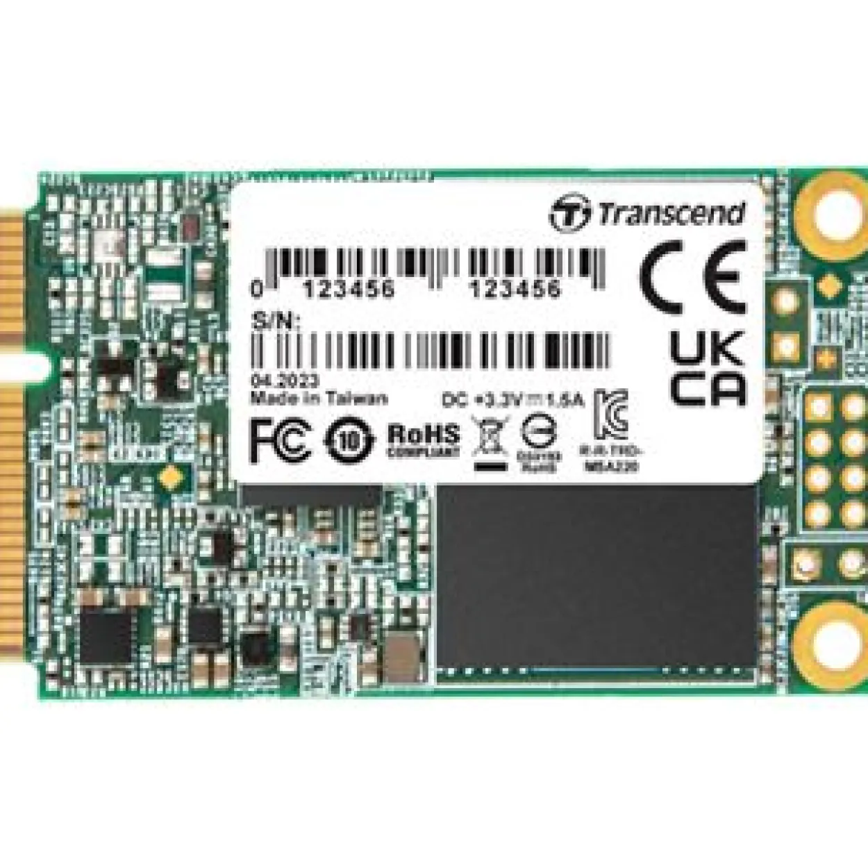 64GB Transcend MSA220S MO-300 micro SATA 6Gb/s 3D NAND (TS64GMSA220S)