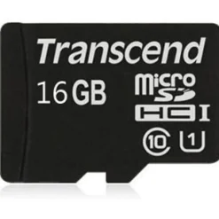 16 GB Transcend Premium UHS-I microSDHC Class 10 Bulk inkl. Adapter auf SD