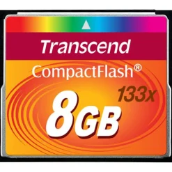 8 GB Transcend Standard Compact Flash TypI 133x Bulk