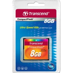 8 GB Transcend Standard Compact Flash TypI 133x Bulk