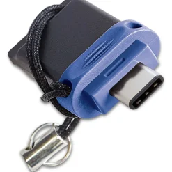 64 GB Verbatim Dual Drive blau/schwarz USB 3.0