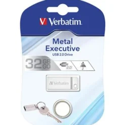 32 GB Verbatim Metal Executive silber USB 2.0