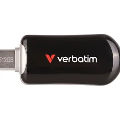 512GB Verbatim Plectra Black USB-C Flash Drive