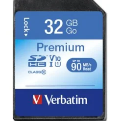 32 GB Verbatim Premium SDHC Class 10 Bulk