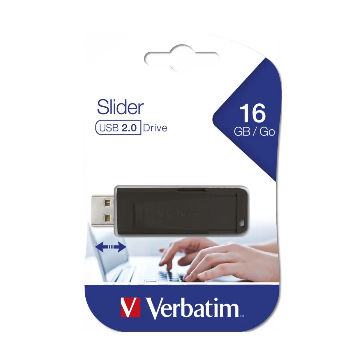 16 GB Verbatim Store n Go Drive Retractable schwarz USB 2.0