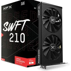 8GB XFX Radeon RX 7600 Speedster SWFT210 Gaming Aktiv PCIe 4.0 x16 (x8) (Retail)