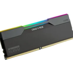 32GB (2x16GB) Klevv Cras V RGB UDIMM DDR5-6000 CL30-38-38-78 Obsidian Black
