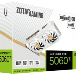 16GB ZOTAC GeForce RTX 5060 Ti Twin Edge OC White Edition Aktiv PCIe 5.0 x16 (x8) (Retail)