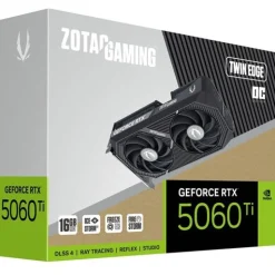 16GB ZOTAC GeForce RTX 5060 Ti Twin Edge OC Aktiv PCIe 5.0 x16 (x8) (Retail)