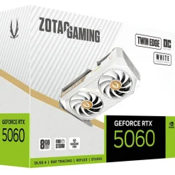 8GB ZOTAC GeForce RTX 5060 Twin Edge OC White Edition Aktiv PCIe 5.0 x16 (x8) (Retail)