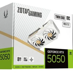 8GB ZOTAC GeForce RTX 5050 Twin Edge OC White Edition Aktiv PCIe 5.0 x16 (x8) (Retail)