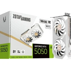 8GB ZOTAC GeForce RTX 5050 Twin Edge OC White Edition Aktiv PCIe 5.0 x16 (x8) (Retail)