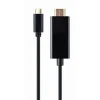 Gembird A-CM-HDMIM-02 Adapter USB-C auf HDMI-Stecker, 4K 60Hz, 2m, schwarz