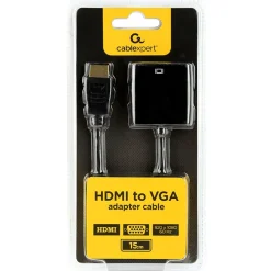 Gembird Adapter HDMI -> VGA/Audio Single-Port schwarz
