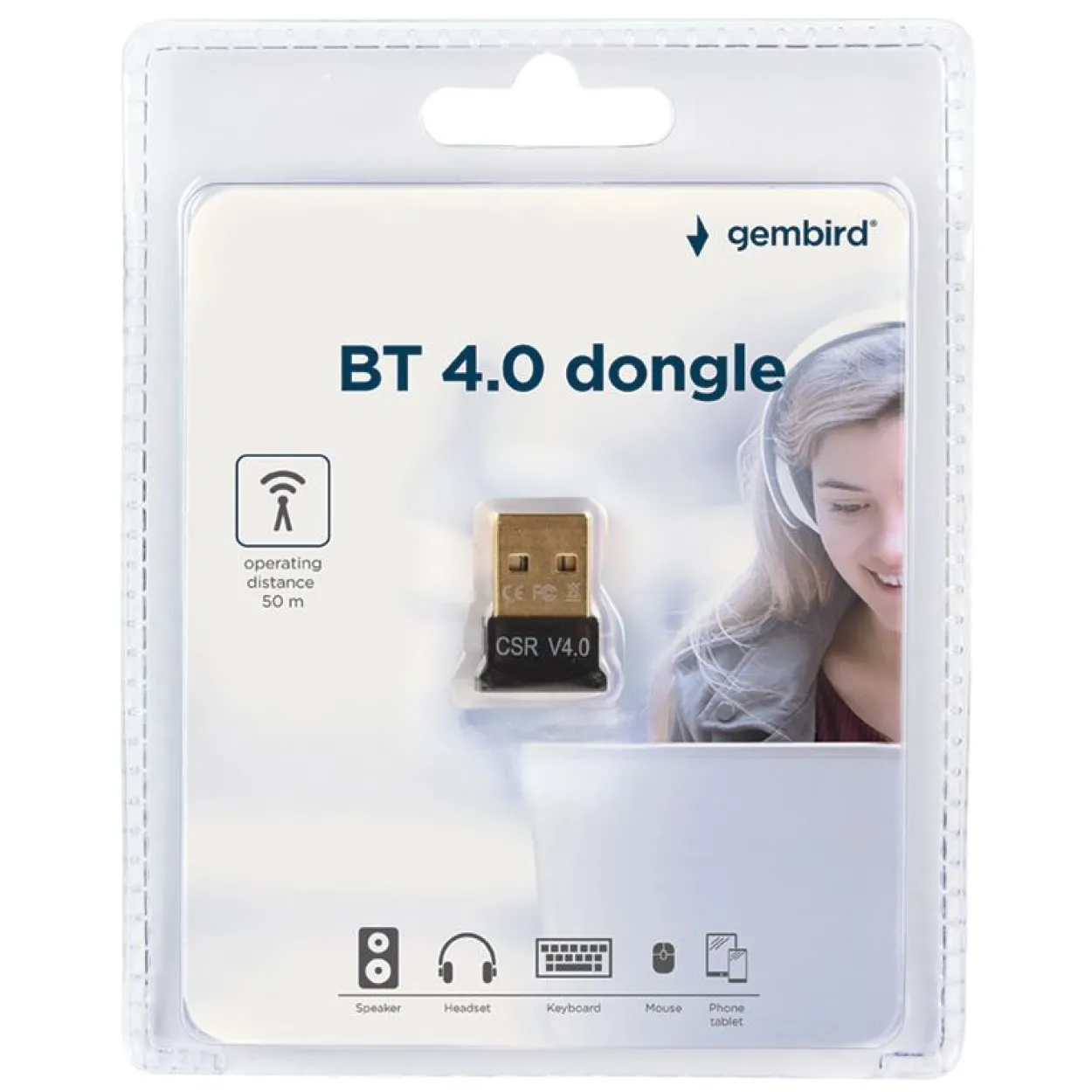 Gembird Bluetooth Mini Bluetooth Dongle USB V.4.0