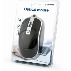 Gembird 4B-06 USB schwarz/silber (kabelgebunden)